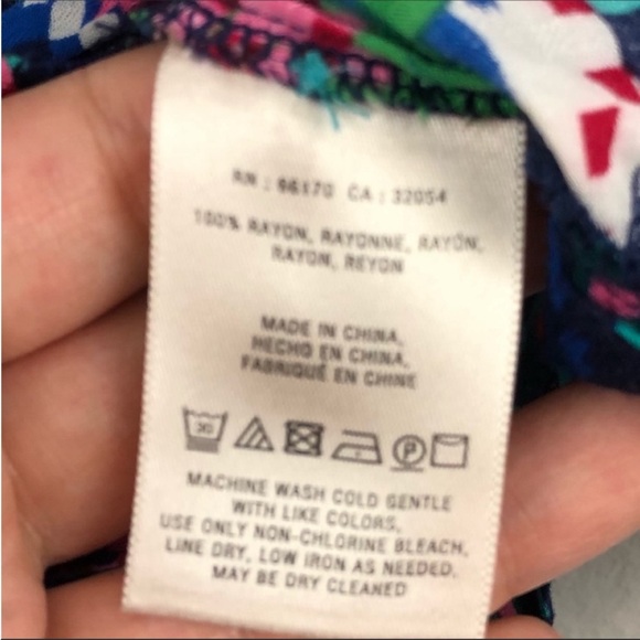 Maeve Anthropologie Ikat Print Pintuck Blouse Top - Picture 5 of 7